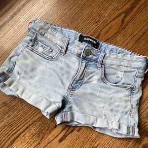 Express Denim Shorts